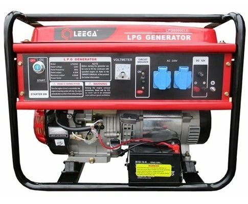Бензиновый генератор Амперос Газовый LPG6500CLE фото